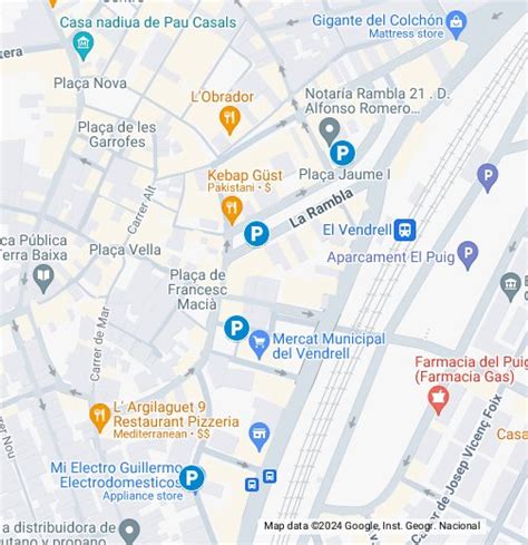 Clic travestis El Vendrell – Google My Maps